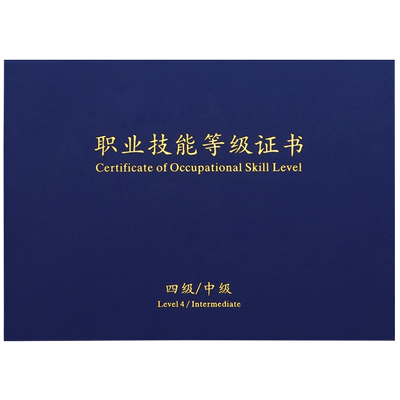 新企宝职业技能等级证书可定制