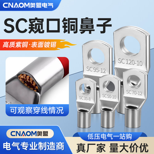 窥口线接线铜鼻子cnaom
