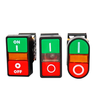 按钮开关双位钮APBB-22N椭圆双头式带灯PPBB双键双位AS控制开关