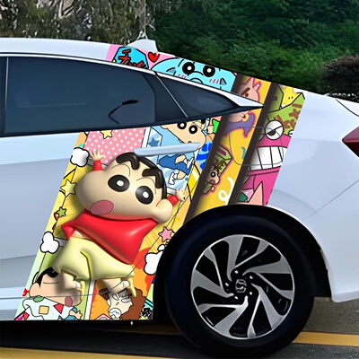 C柱装饰车贴拉花耐磨防晒