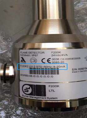 蓝姆泰克（LAMTEC）火焰探测器F200K2 UV-2 STD/50Hz/4-20mA