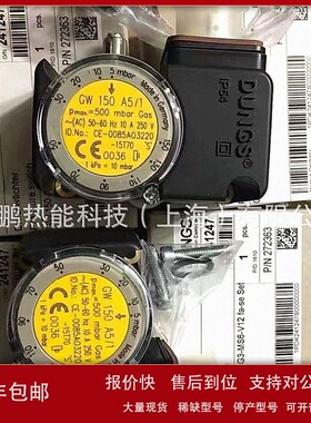 议价DUNGS燃气压力开关GW3A4 0.4-3mbar燃烧器配件优惠