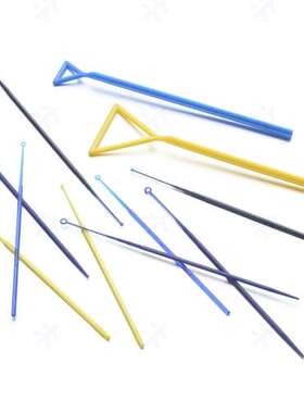 virya蓝色一次性塑料接种环用于细菌培养挑取菌落3170036