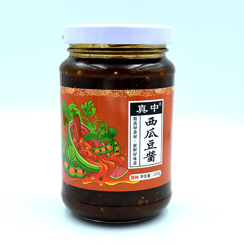 Manaka watermelon Bean sauce 220 gram Hot &amp; Spicy Henan soy bean soybean paste Homemade Douban Sauce Xuchang specialtyin the Agri rice/Dried foods/Condiment , Condiment/Jam/Salad , Sauce , Bean paste  category - from Buy2taobao.com to provide professional Taobao agent buy service