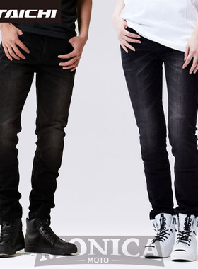 TAICHI摩托车秋冬季防风保暖骑行裤机车防摔休闲牛仔裤男女RSY551