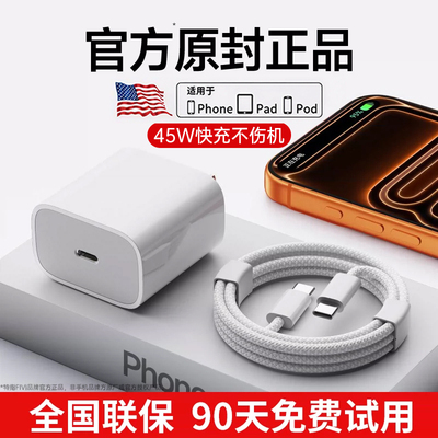 【Phone17快充】【45W官方正品】