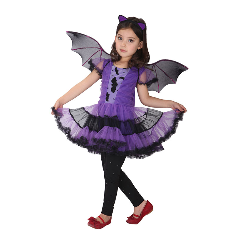 万圣节儿童女童表演服