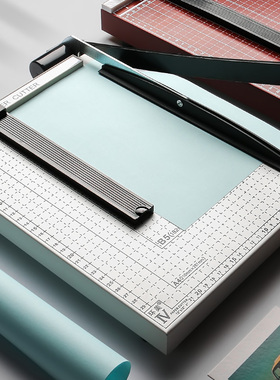 环美切纸刀a4手动裁纸刀切纸机钢制木质裁纸机小型裁相片照片裁切刀多功能闸铡刀裁剪刀割纸机切纸器裁纸神器