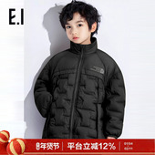 男童轻薄款 羽绒服2025冬装 新款 ei童装 中大童立领保暖外套亲子装