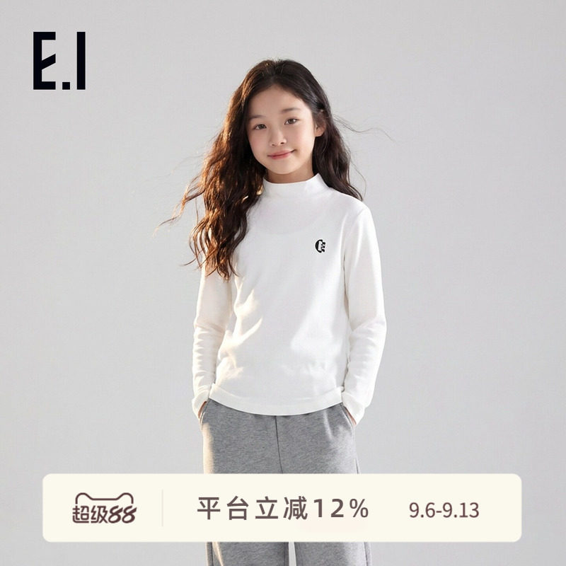 ei童装儿童半高领打底衫图片