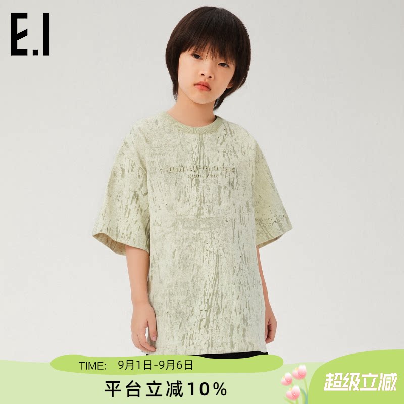 ei童装儿童短袖T恤亲子装图片