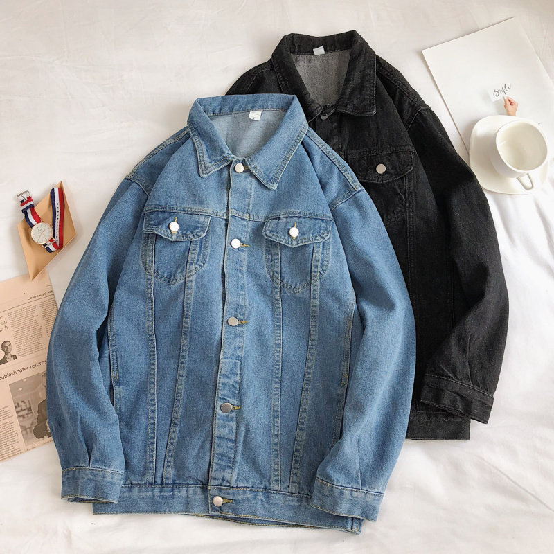 Autumn student Retro lovers cowboy coat the republic of korea fashion Jeans Easy solar system handsome Jacketin the Men's clothing, Jacket  category - from Buy2taobao.com to provide professional Taobao agent buy service