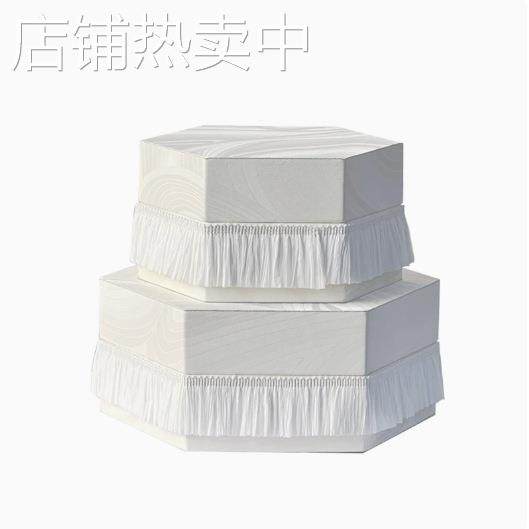 简约高级感编织皮质首饰盒设计师家居软装饰品摆件收纳盒桌面摆台