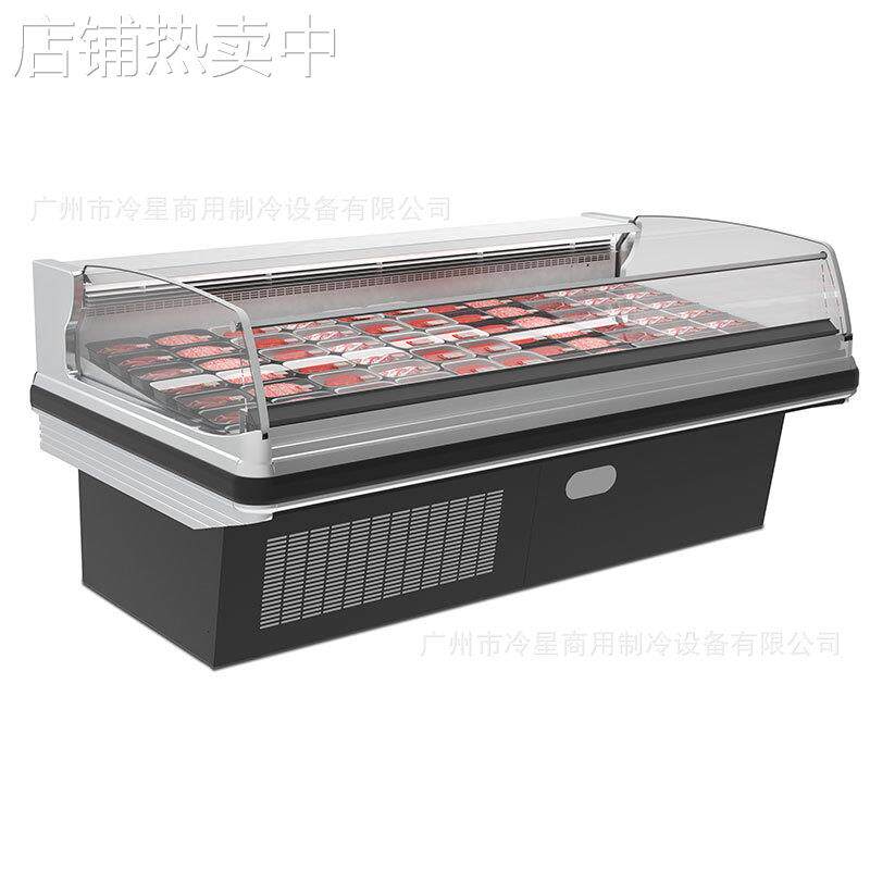 超市生冷鲜卖肉柜展示柜冷藏卧式水果保鲜猪肉类商场风熟食柜商用
