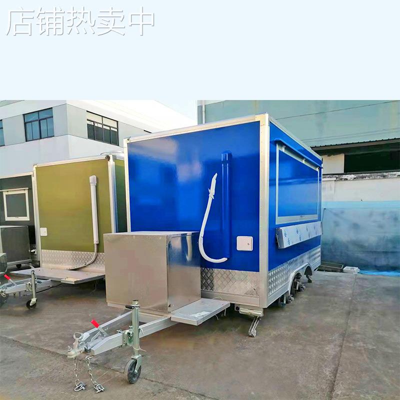 工厂多功能美食小吃车冷饮咖啡车夜市摆摊油炸烧烤车功能齐全