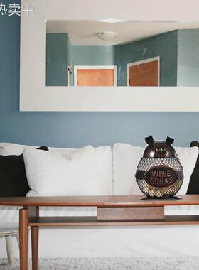 TOOARTS小猪瓶塞罐家居装饰品金属工艺品 桌面装饰摆件