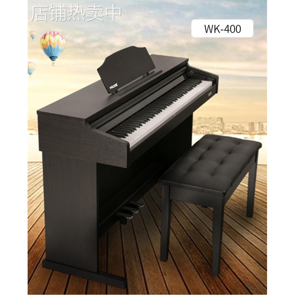 纽克斯NUX电钢琴WK520/400/360/300电子演奏88键重锤智能数码钢琴