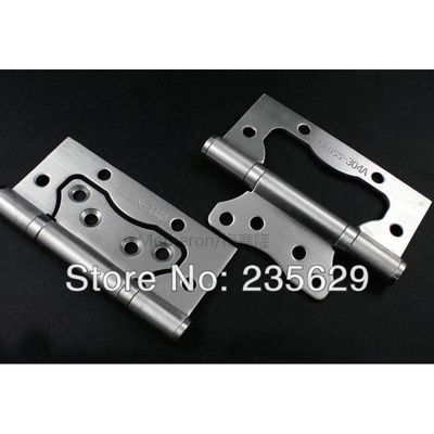 Free Shipping,4inch sub-mother Hinges, 304 brushed stainless