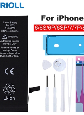 Original Battery For iPhone 6 6G 6S 7 8 Plus batarya Replace