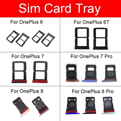 Sim Card Tray Holder For Oneplus 6 6T 7 8 Pro Sim Slot Socke