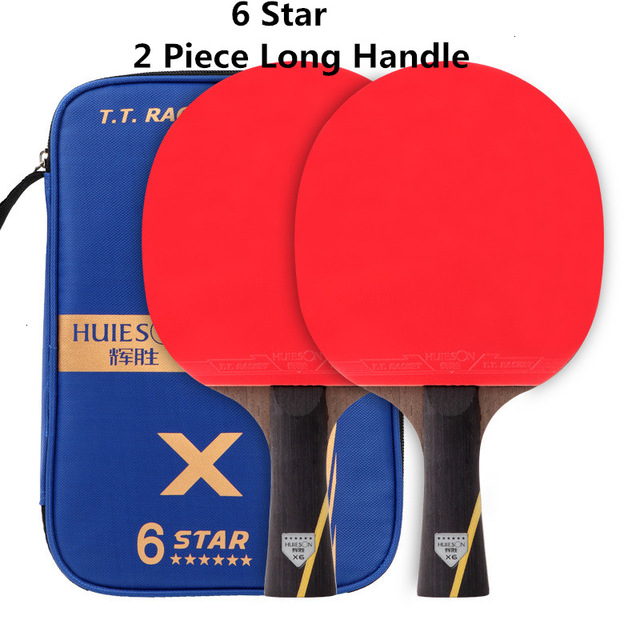 Huieson pgraded 5 Star Carbon Table Tennis Racket Set Lightw