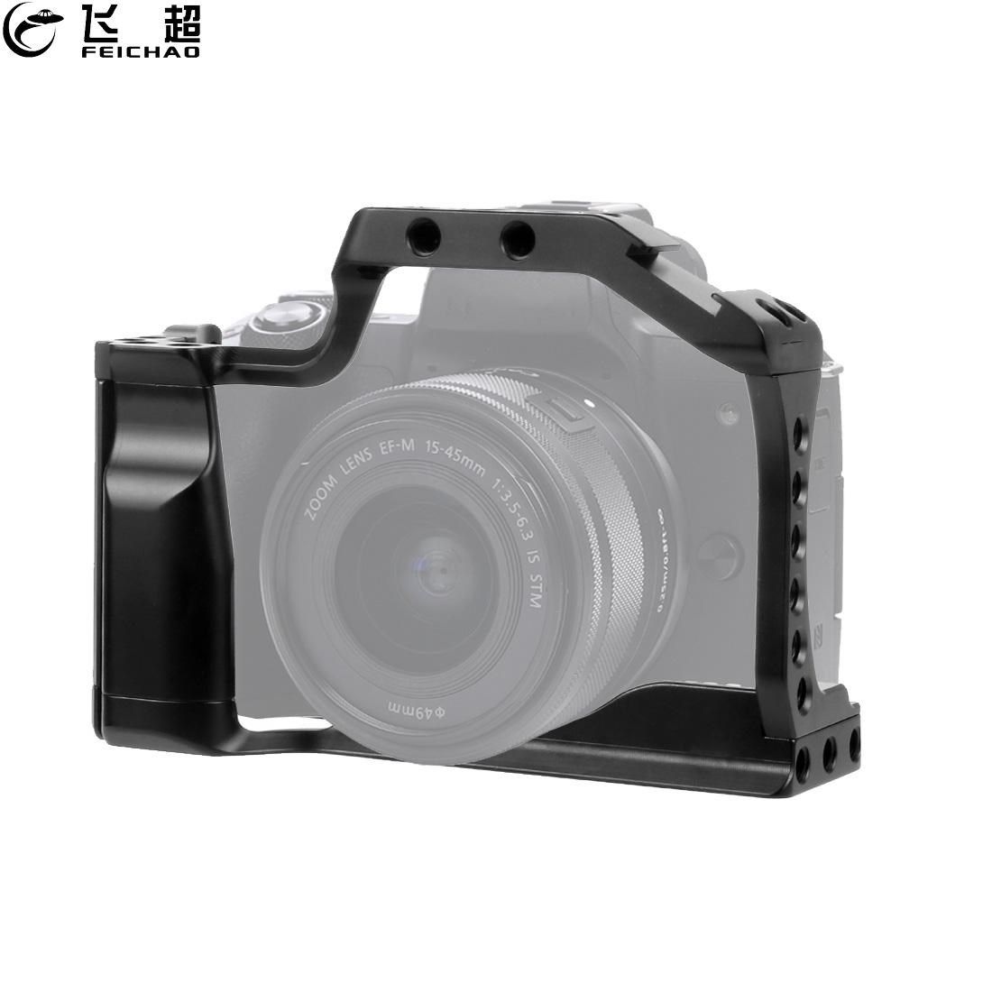 camera cage rig for canon eos m50 m5 dslr cnc aluminum allo
