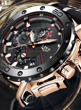 Relogio Masculino 2021 New LIGE Sport Chronograph Mens Watc