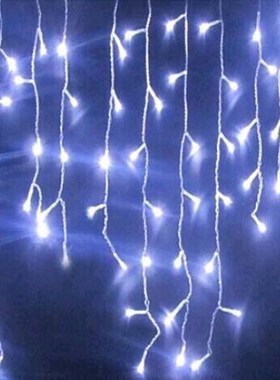 New Size,10MX0.5M 33x1.6ft,300 Led Ice lights Curtain strin