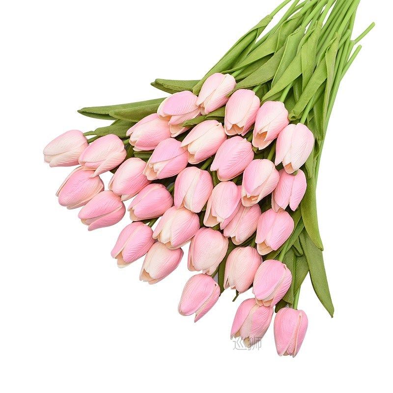 31pcs/lot tulips artificial flowers pu calla fake flowers re