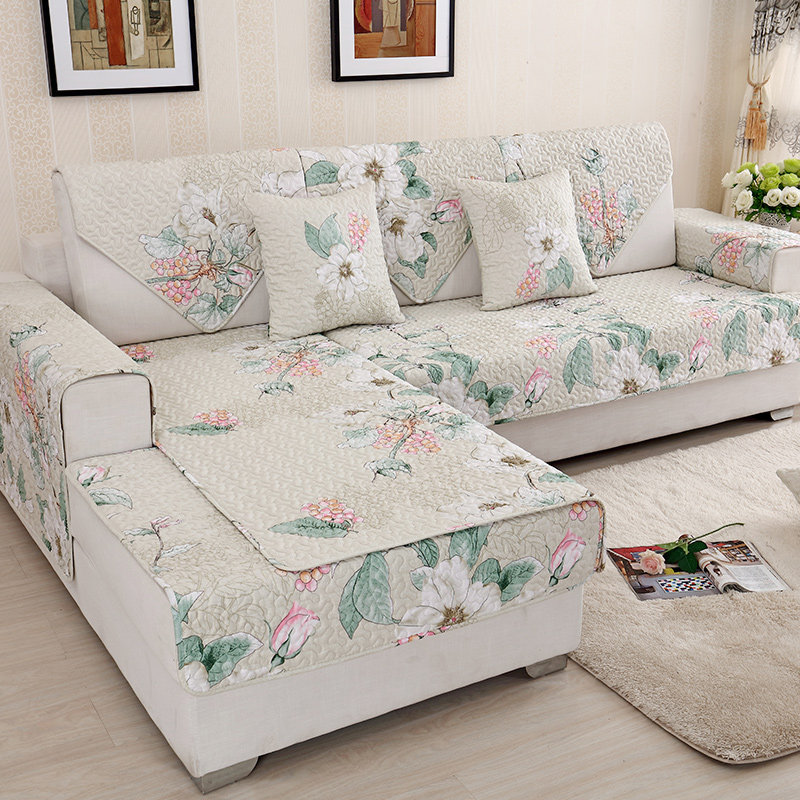 沙发垫套全棉布艺四季沙发巾套罩通用中式红木防滑坐垫扶手巾靠背