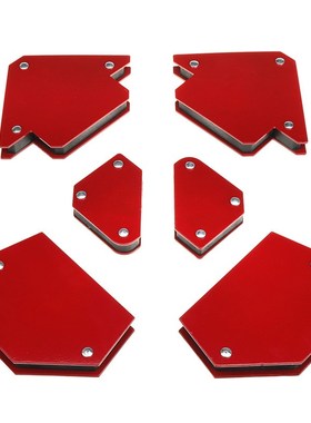6pcs Triangle Welding Positioner Magnetic Fixed Angle Solde