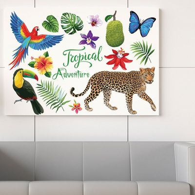 NAIYUE Parrot Leopard Mobile Creative Wall Affixed With Dec