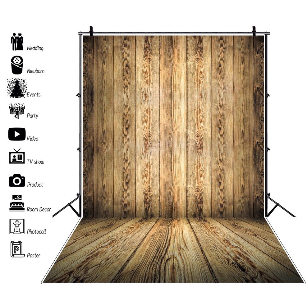 laeacco dark old wooden board planks hardwood cake smash fo