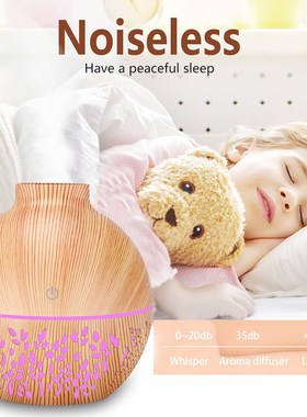 Ultrasonic Air Humidifier Aroma Essential Oil Diffuser With