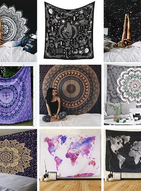 Mandala wall cloths Wall Hanging Beach mandala Towel Polyes