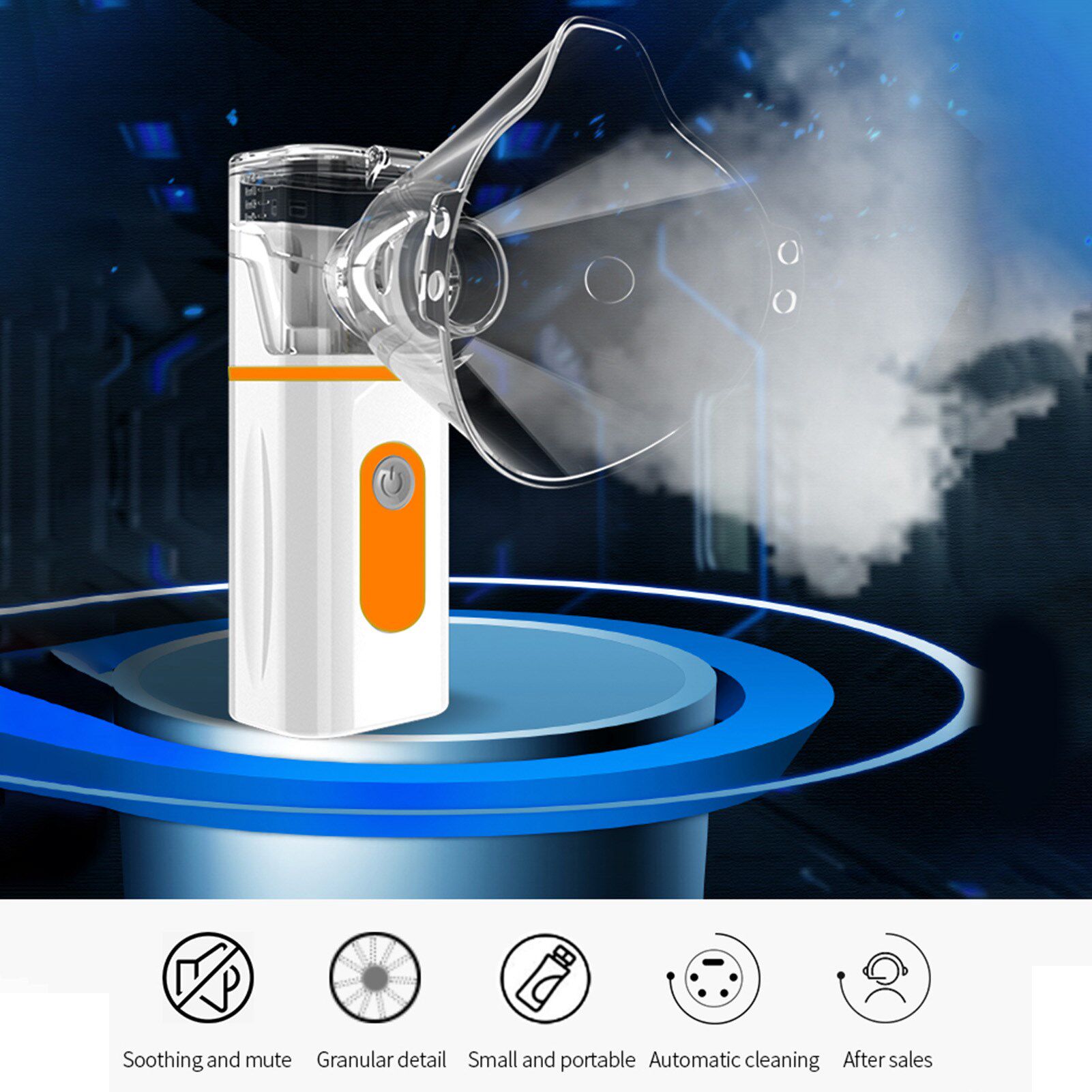 handheld nebulizer atomizer steam inhaler mesh nebulizer mu