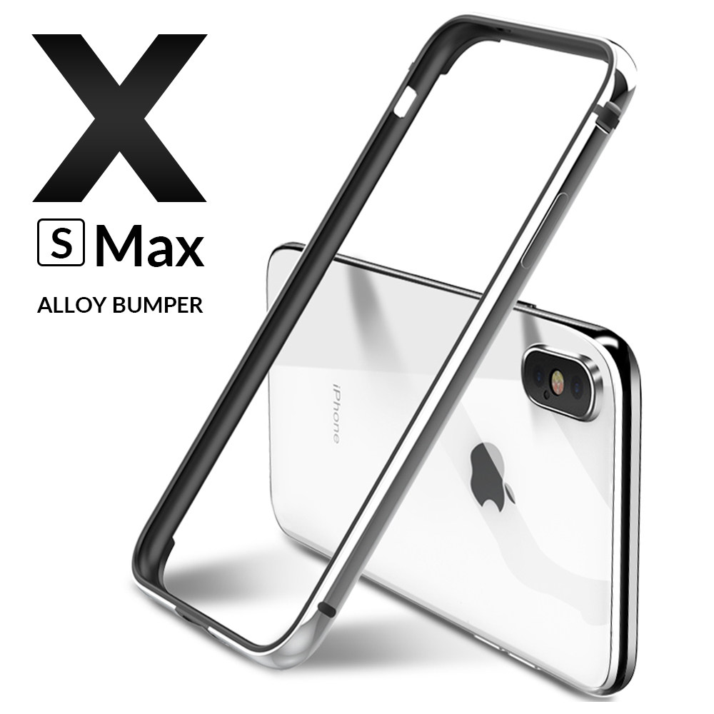 luxury metal bumper for iphone x xr xs 11 pro  max case alu