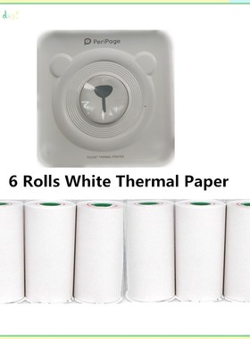 Inkless Bluetooth Pocket Portable A6 Peripage Thermal Printe