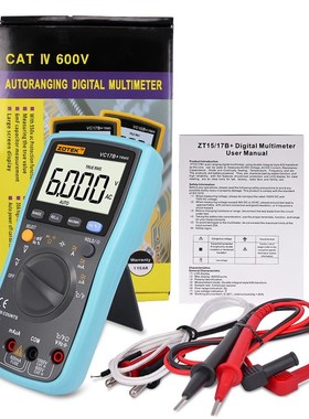 ZOTEK VC17B 6000 Counts Digital Multimeter with Backlight AC
