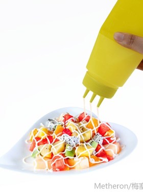 1pc 3 Hole Squeeze Bottle Plastic Oil Vinegar Bottles Condit