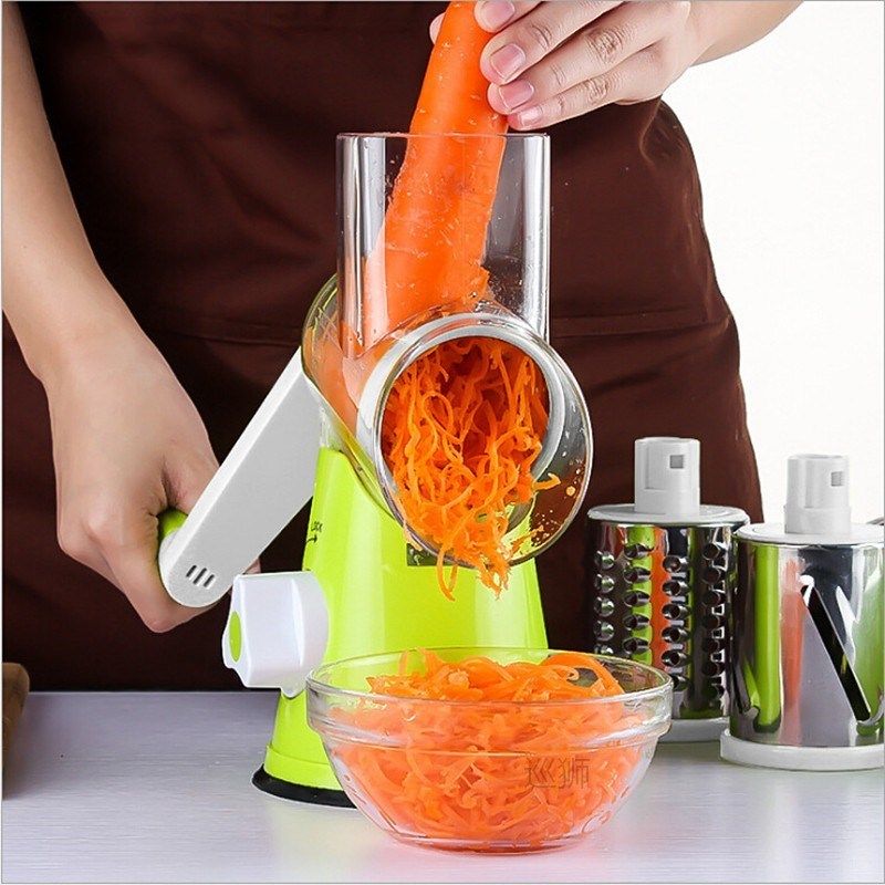 manual vegetable cutter slicer multifunctional round mandoli