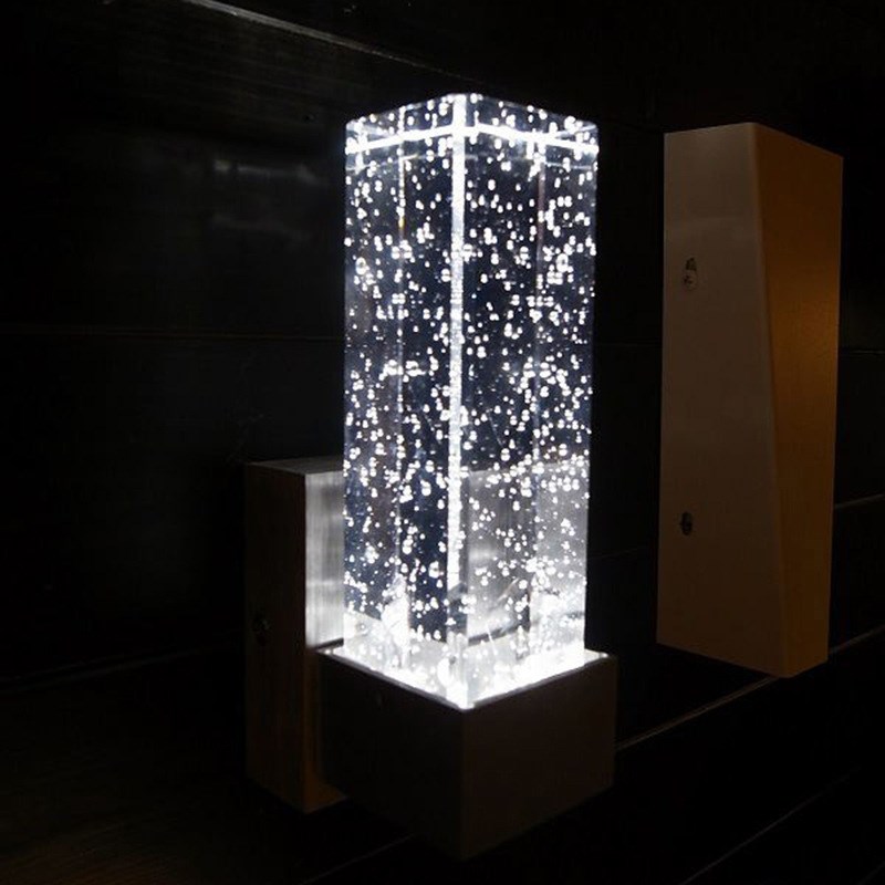 3w led indoor wall lighting modern minimalist crystal bubble