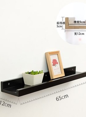 Bamboo Wall Storage Racks Solid Wooden Shelf Partition Shelf