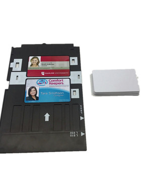 50X Two Sides Printable White Blank Inkjet ID PVC Card For C