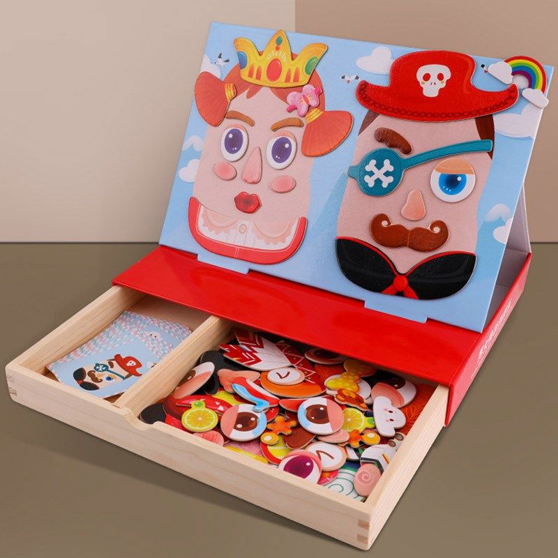 magnet puzzle toys kids educational toys animals dressing f