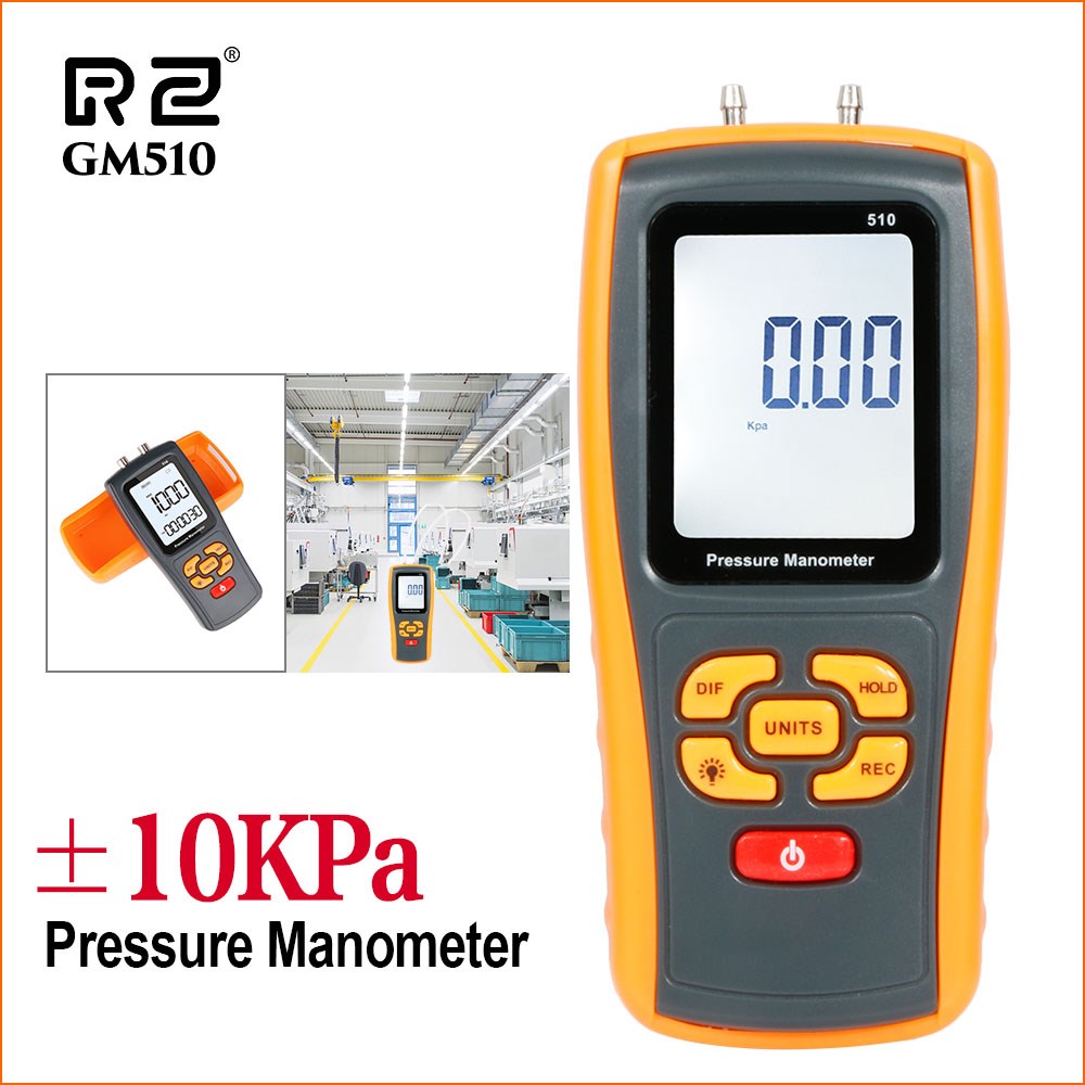 rz pressure gauge manometer handheld pressure differential