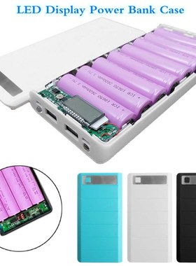 Power Bank Shell 8*18650 Battery Holder Charging Box 2000mA