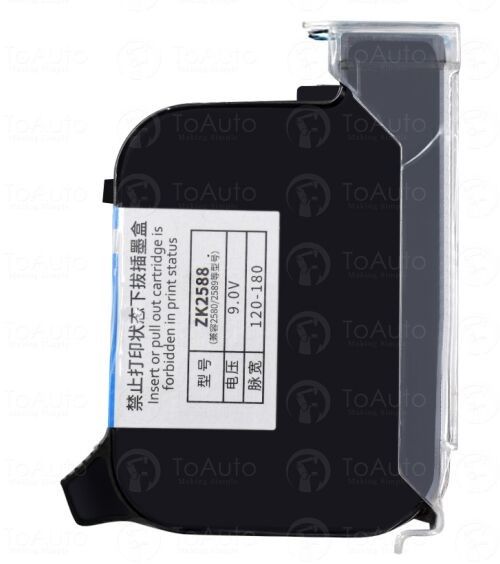 2588 black red green blue white quick dry ink cartridge for