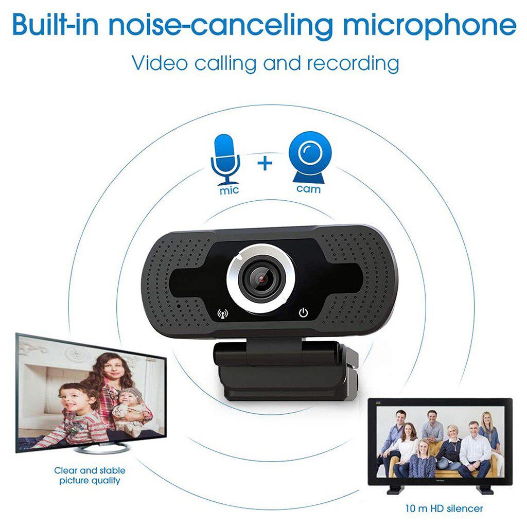 free shipping  full hd 1080p web cam desktop pc video callin