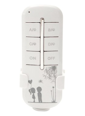 4 Way Channel Remote Wireless Switch 220V ON/OFF For Light L